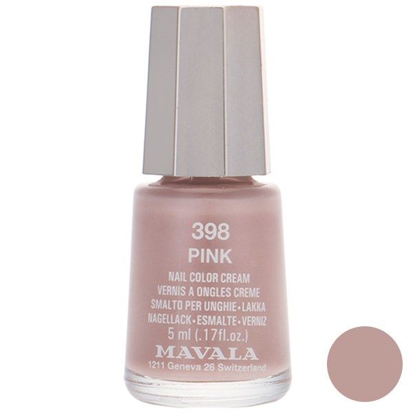 مشخصات قیمت و خرید لاک ناخن ماوالا مدل Mini Pink شماره 398 دیجی کالا