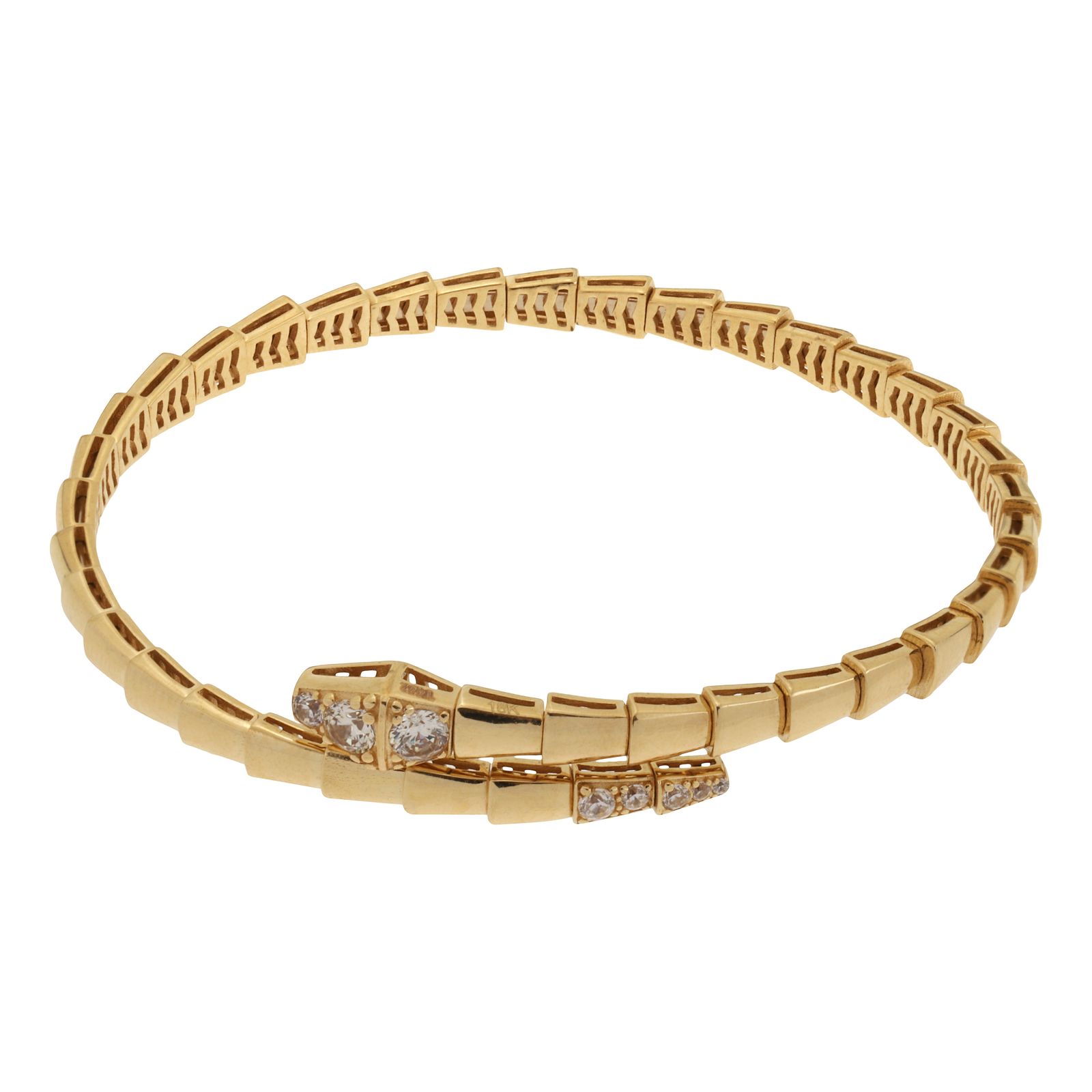 بنگل طلا 18 عیار زنانه میلاد گلد مدل SMDG01 - - 1