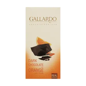 Farmand Gallardo Dark Chocolate with Orange Jelly Filling 80gr