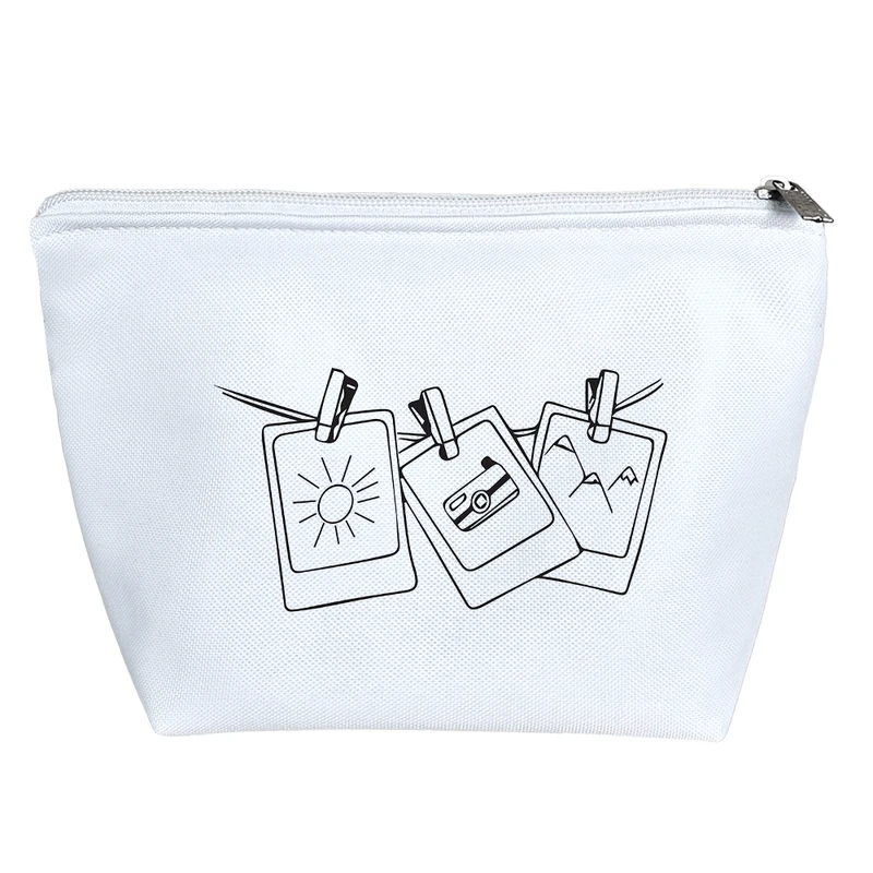 کیف لوازم آرایش دخترانه خندالو مدل عکسهای آویزان کد 7643