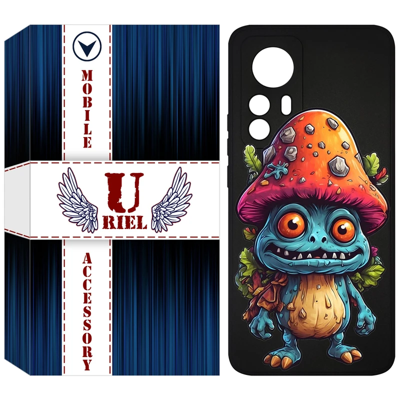 کاور یوریل قاب مدل KSH کد 47 طرح قارچ مناسب برای گوشی موبایل شیائومی 12T Pro / Redmi K50 Ultra