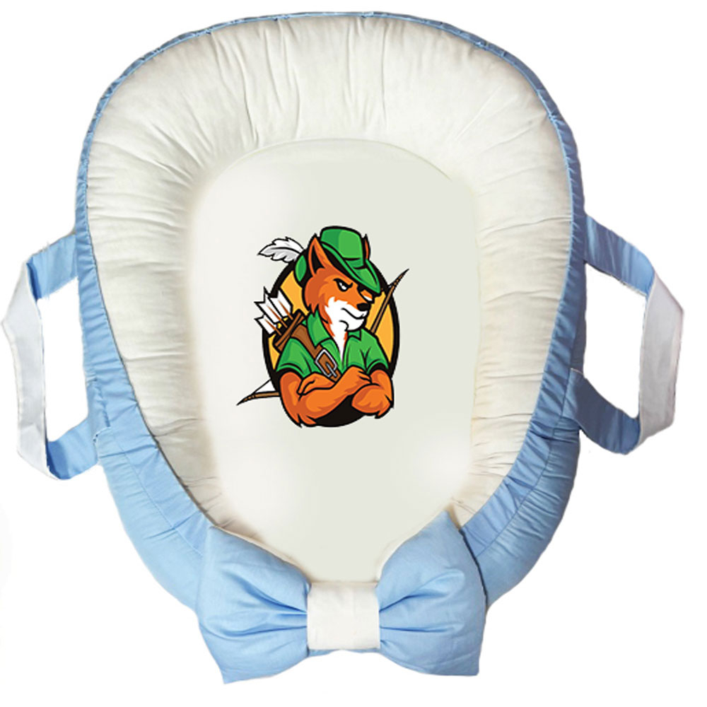 سرویس خواب سه تکه نوزاد ناریکو مدل گارد محافظ دار طرح روباه کد 0217