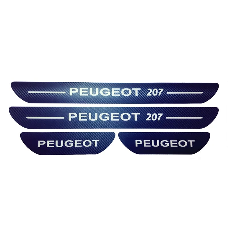 برچسب پارکابی خودرو طرح کربن مدل S125 مناسب برای پژو 207