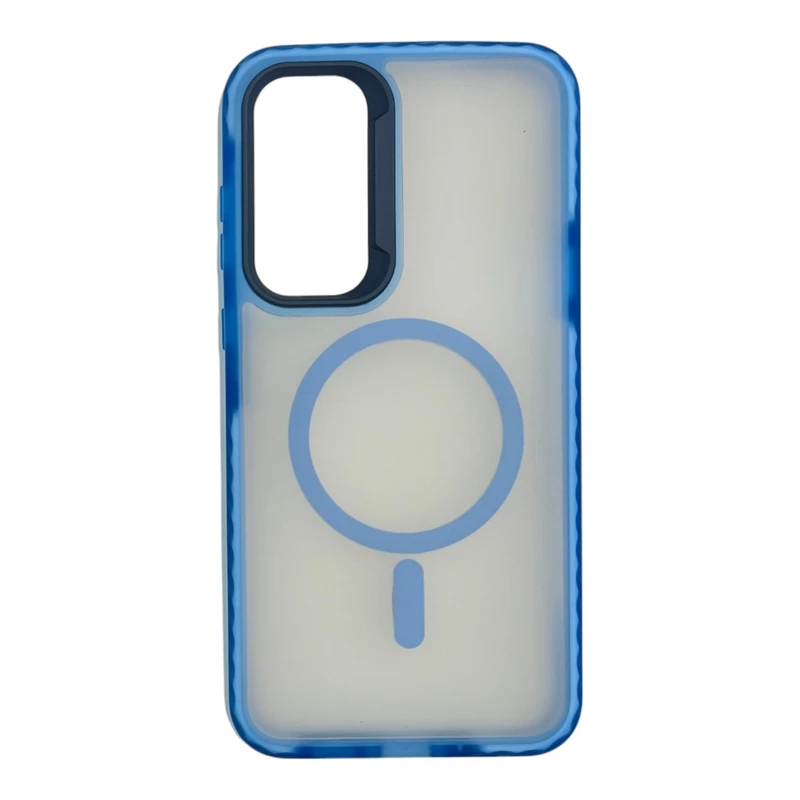 کاور طرح دور رنگی مگ سیف دار مناسب برای گوشی موبایل سامسونگ Galaxy S24 ULTRA