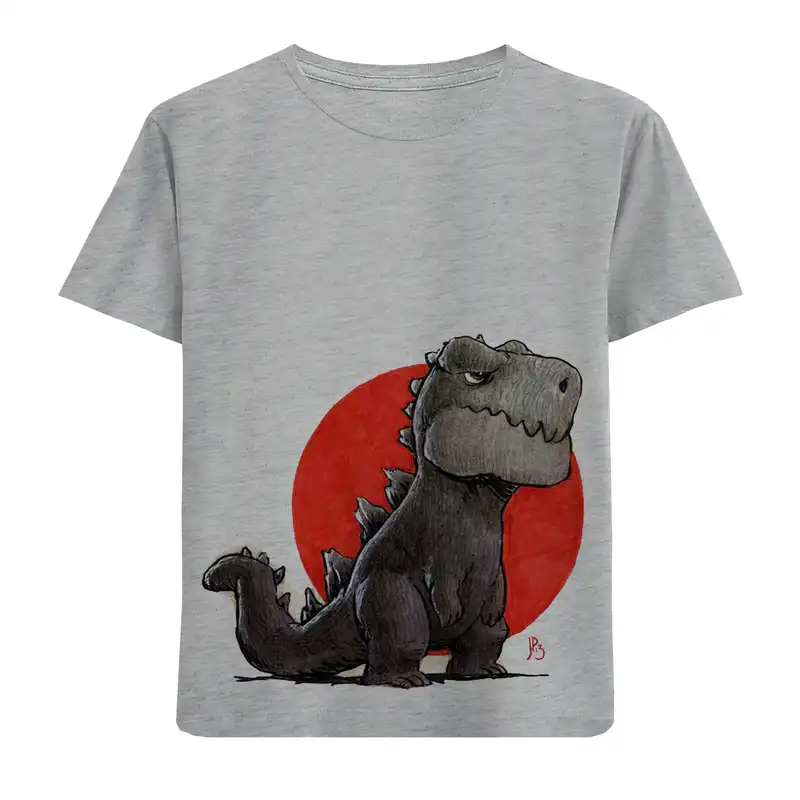 تی شرت آستین کوتاه بچگانه مدل دایناسور F216