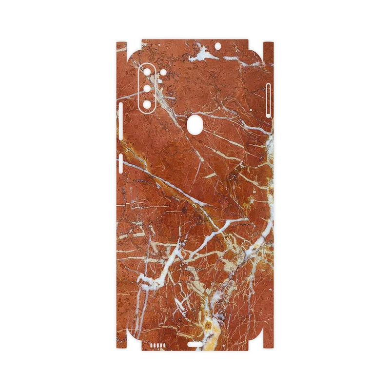 برچسب پوششی ماهوت مدل Red Marble-FullSkin مناسب برای گوشی موبایل سامسونگ Galaxy M11