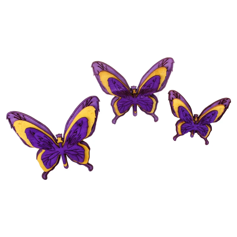 مگنت پتیکو طرح پروانه کد 1 بسته 3 عددی