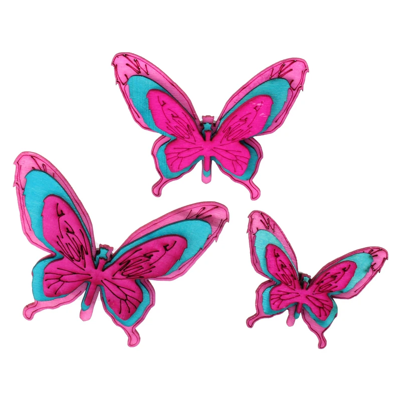 مگنت پتیکو طرح پروانه کد 2 بسته 3 عددی