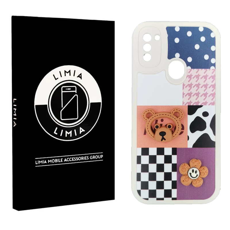 کاور لیمیا مدل فانتزی لنزدار ژله ای طرح عروسکی برجسته مناسب برای گوشی موبایل سامسونگ Galaxy A11