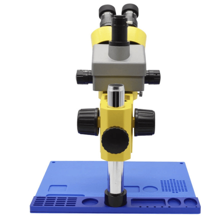 تصویر میکروسکوپ مدل لوپ سه چشم صفحه دار