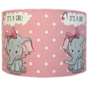 دیوارکوب کودک مدل فیل دختر