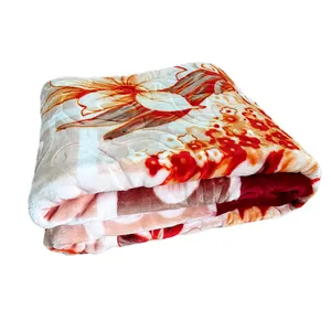 پتو مدل گل برجسته کد P_1006 سایز 220x160 سانتی متر