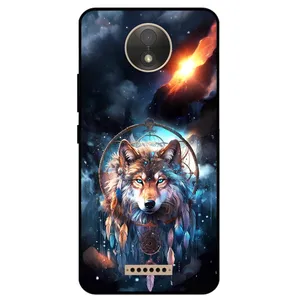 Megafone Wolf and Dream Catcher 8005 Cover For Motorola Moto C Plus