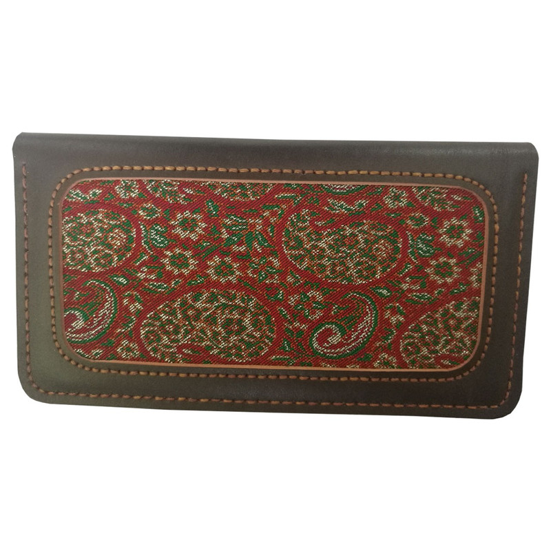 کیف پول  چرم طبیعی چرم آپاتیه مدل W001