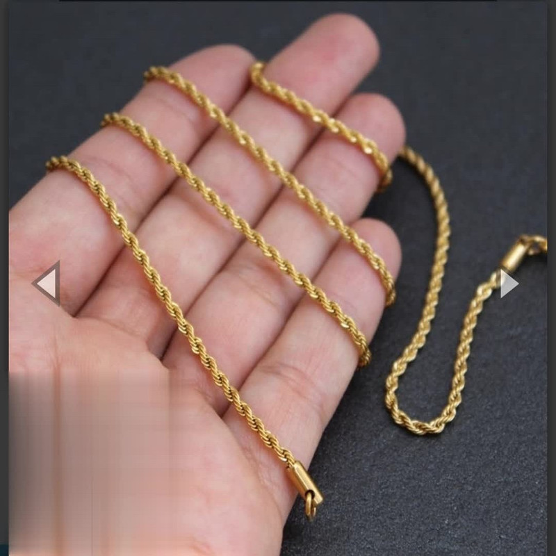 زنجیر زنانه مدل طنابی زنجیر زنانه مدل طنابی