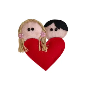 آویز نمدی مدل قلب