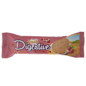 بیسکوییت مینی دایجستیو کرمدار توت فرنگی کوپا - 75 گرم