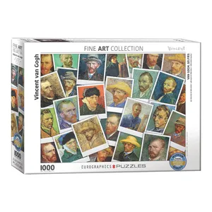 پازل 1000 تکه یوروگرافیکس پازلز مدل Van Gogh Selfies كد 60005308