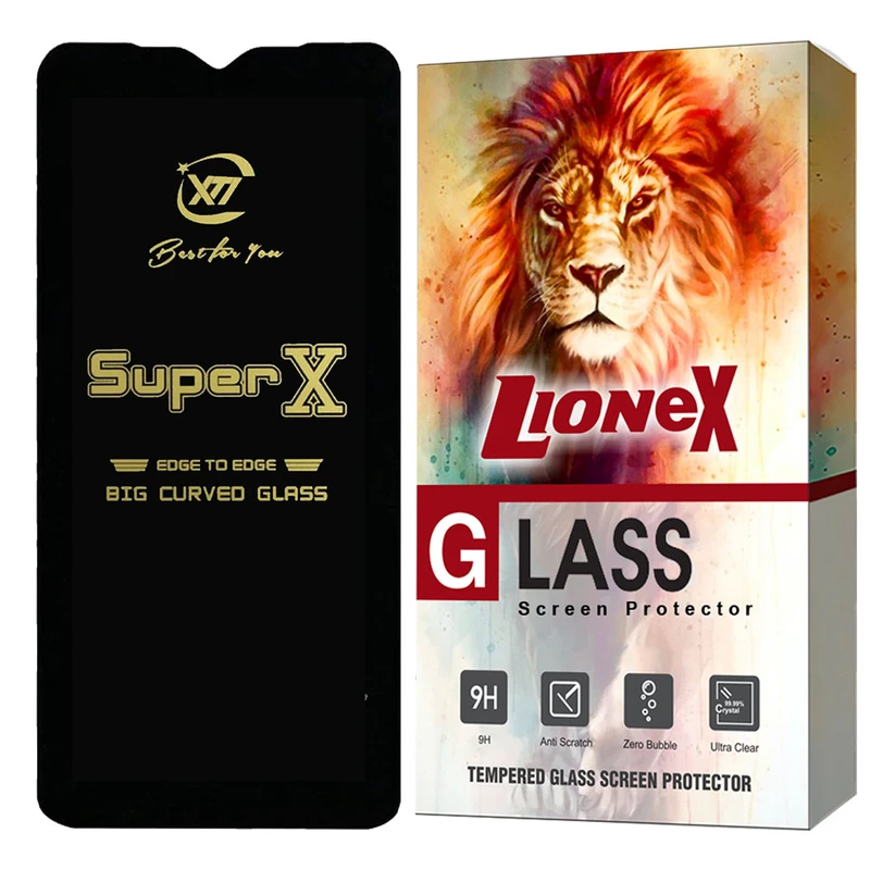 محافظ صفحه نمایش سوپر ایکس لایونکس مدل SUPL30 مناسب برای گوشی موبایل سامسونگ Galaxy A32 5G / M32 5G / F12 / F13 / F02s / F23 5G /جی پلاس Gplus X10 / X10 Plus / X20/ آنر X6b
