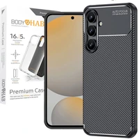 کاور بادی قاب مدل Fiber Carbon_A17 مناسب برای گوشی موبایل سامسونگ Galaxy A17 5G / A17 4G