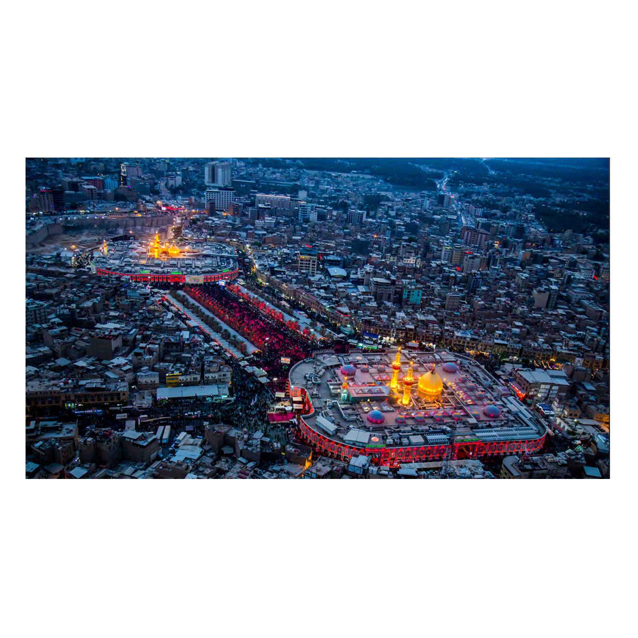 پرچم مدل بین الحرمین امام حسین (ع) 1.12 متر مربعی کد 500021-14080