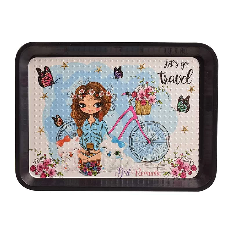 سینی مهروز مدل S-1403-173 طرح Girl