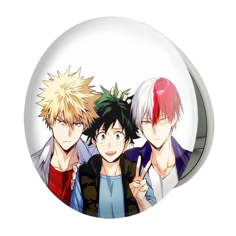 آینه جیبی خندالو طرح انیمه آکادمی قهرمان من My Hero Academia مدل تاشو کد 10083 