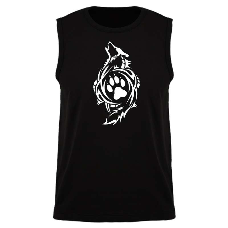 تاپ مردانه مدل WOLF کد D16  رنگ مشکی