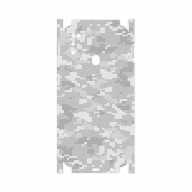 برچسب پوششی ماهوت مدل Army-Winter-Pixel-FullSkin مناسب برای گوشی موبایل سامسونگ Galaxy M21 (2021) Edition