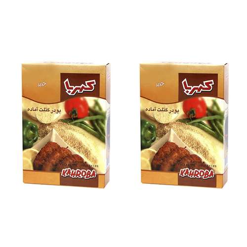  پودر کتلت آماده کهربا بسته 2 عددی 