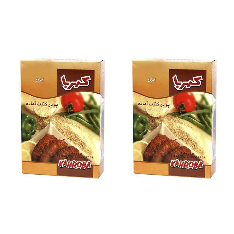  پودر کتلت آماده کهربا بسته 2 عددی 