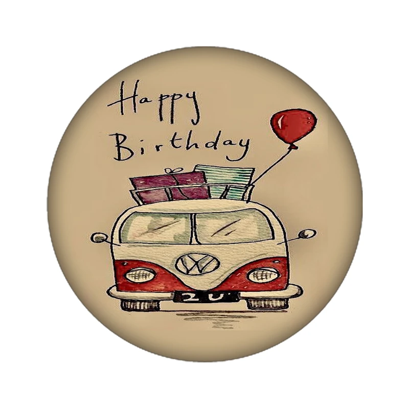 استیکر لپ تاپ طرح Birthday کد 3735