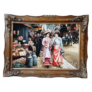 تابلو فرش ماشینی طرح شانزالیزه کد 2021