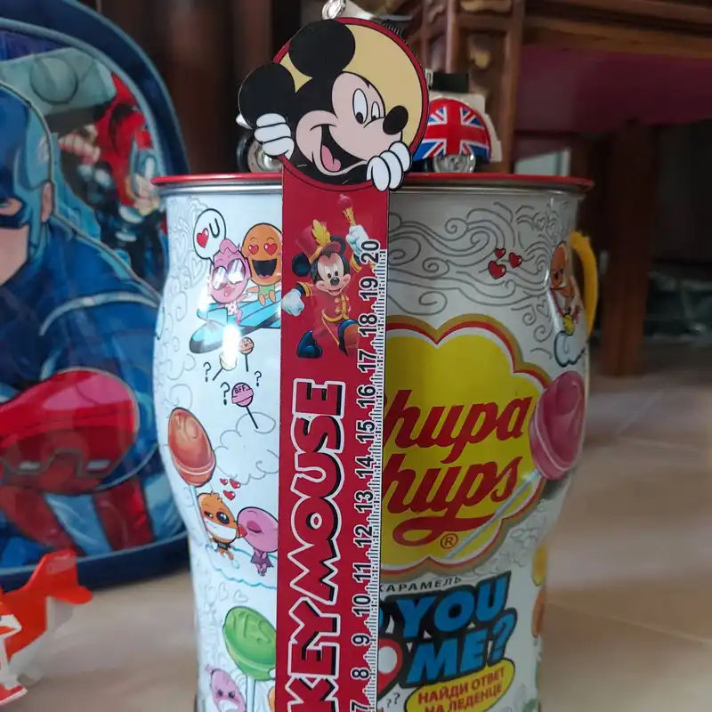 خط کش 20 سانتی میکی موس کد mickey mouse