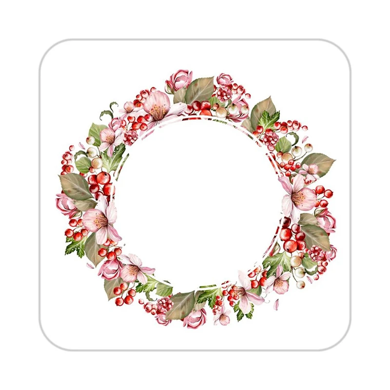 زیر لیوانی کاکتی طرح گل مدل mp19567