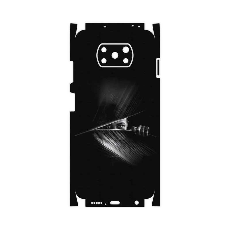 برچسب پوششی ماهوت مدل Black Portrait-FullSkin مناسب برای گوشی موبایل شیائومی Poco X3 Pro