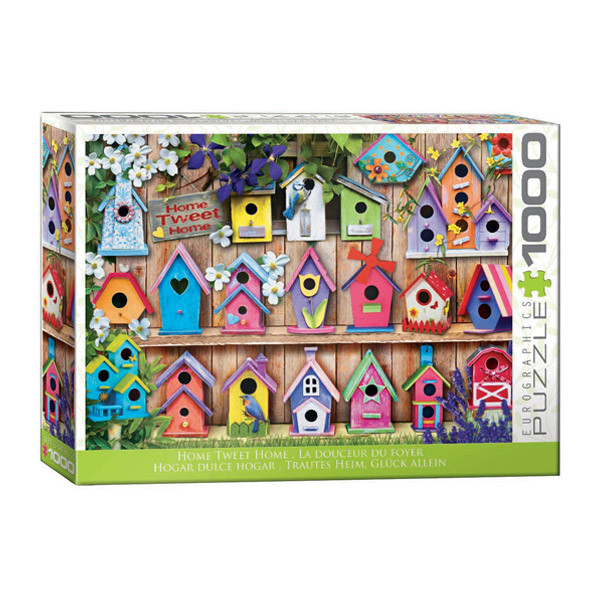 پازل 1000 تکه یوروگرافیکس پازلز مدل (6000-5328) Bird Houses PUZ