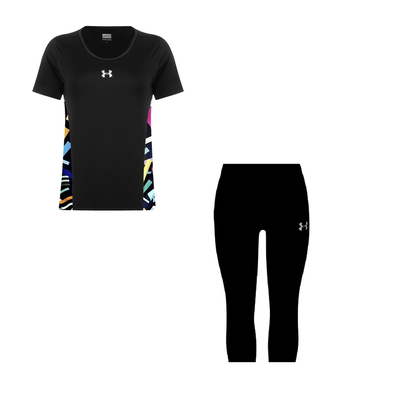 ست تی‌شرت و شلوارک ورزشی زنانه مدل 7201-3101