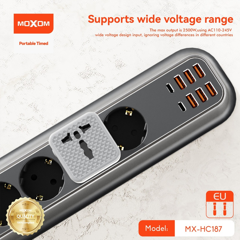 محافظ ولتاژ موکسوم مدل MX-HC187