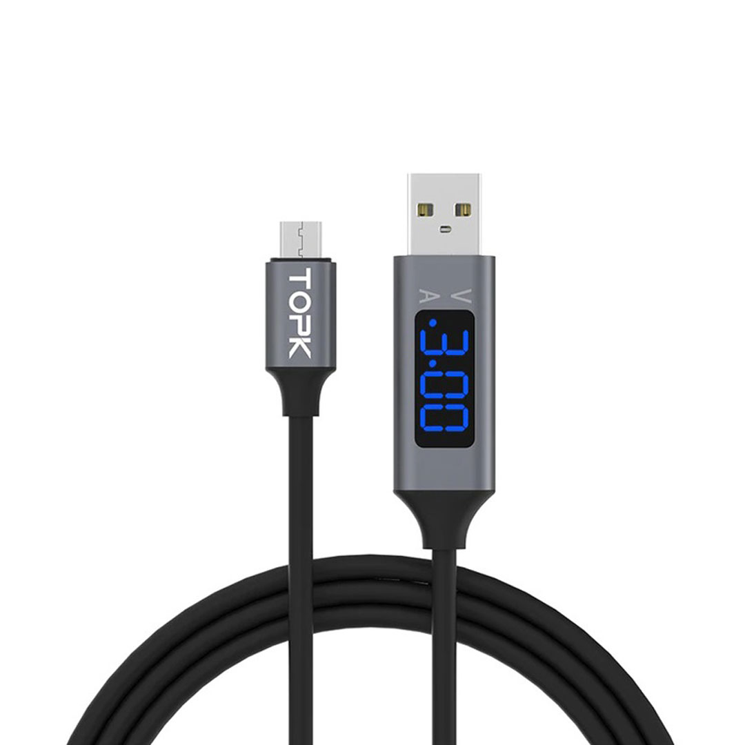 کابل تبدیل USB به MicroUSB تپک مدل AC32 طول 1 متر