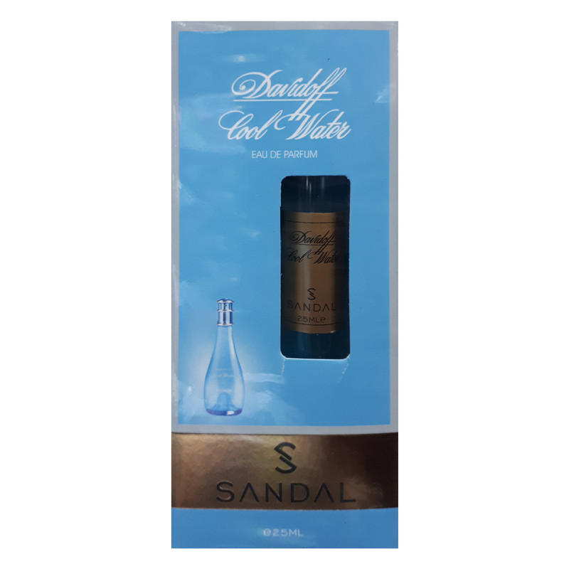 عطر جیبی زنانه صندل مدل DAVIDOFF COOL WATER حجم 25 میلی لیتر