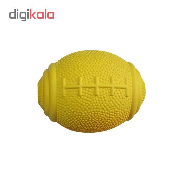 اسباب بازی سگ مدل Rugby Snack Ball طول 8 سانتی متر