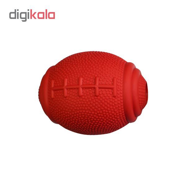 اسباب بازی سگ مدل Rugby Snack Ball طول 8 سانتی متر