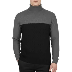 پلیور یقه اسکی مردانه مدل استرج کد 03