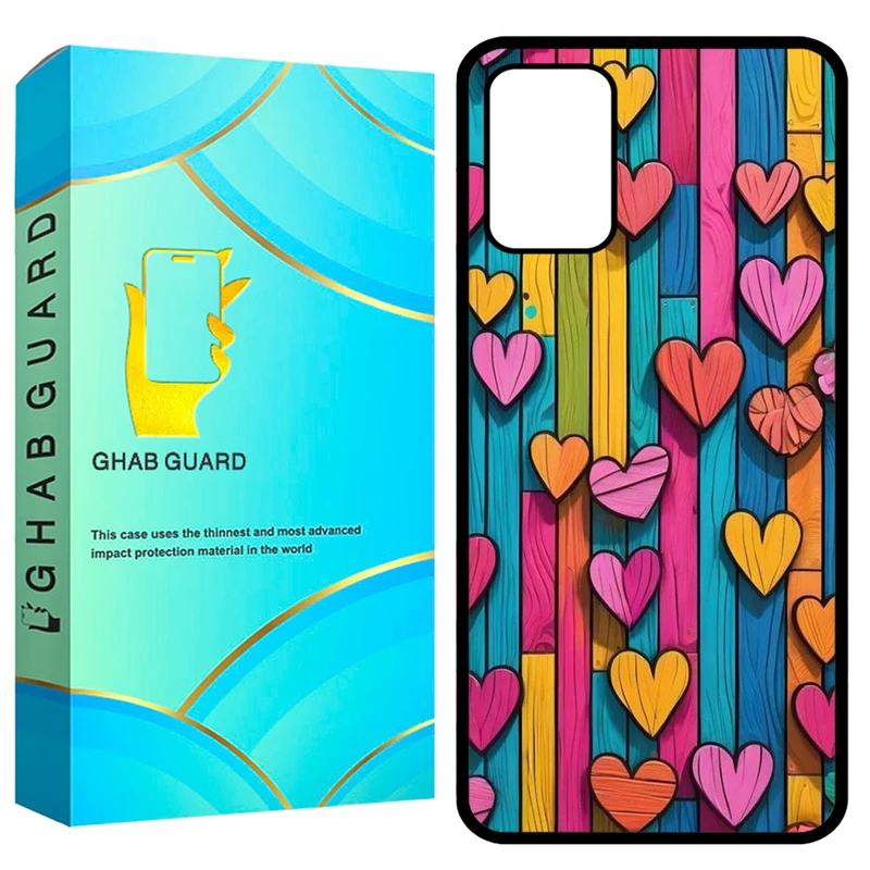 کاور قاب گارد طرح قلب مدل GCHPA324 مناسب برای گوشی موبایل سامسونگ Galaxy A32 4G 