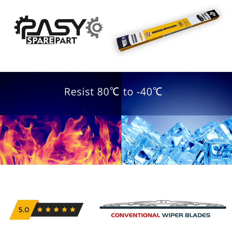 تیغه برف پاک‌کن پاسیکو مدل METAL WIPER مناسب برای دنا بسته 2 عددی
