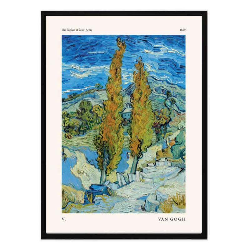 تابلو مدل Poplars at saint کد 248901776