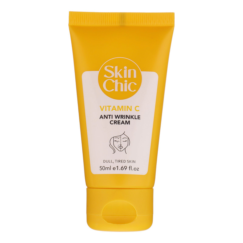 کرم ضد چروک اسکین شیک مدل vitamin c حجم 50 میلی لیتر