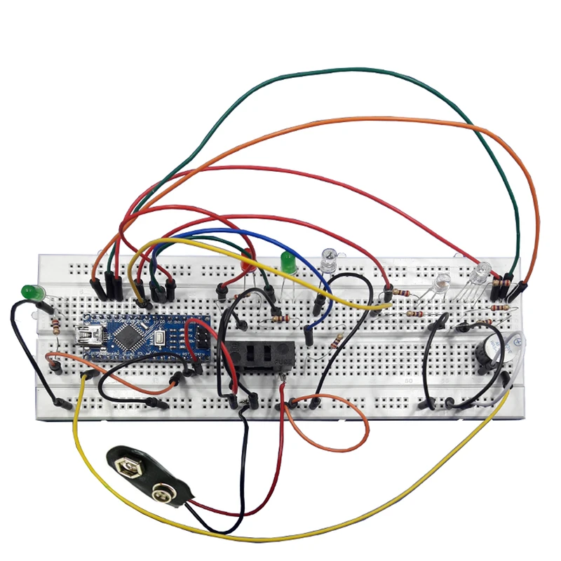 کیت مونتاژ شده سرگرمی RGB LED با آردوینو برند مهندسیکا AT002