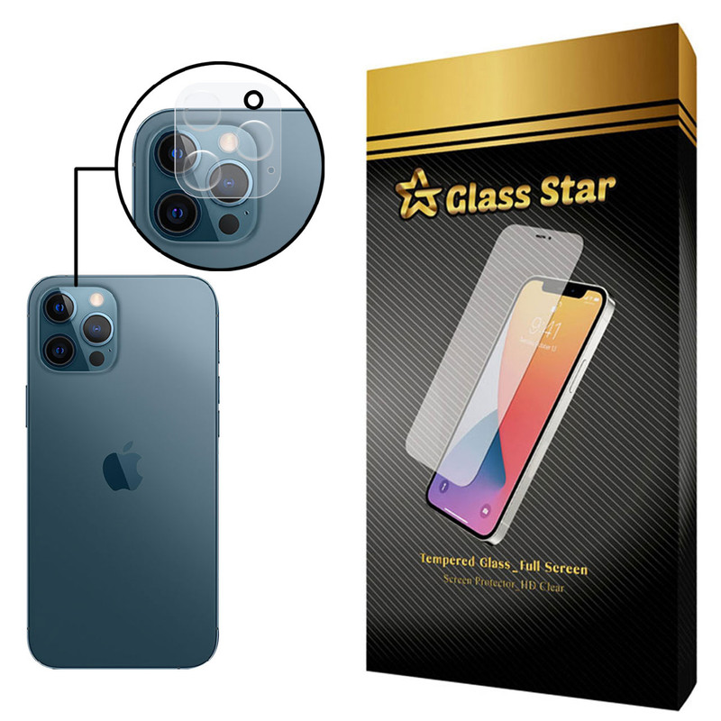 محافظ لنز دوربین گلس استار مدل L3D مناسب برای گوشی موبایل اپل iPhone 12 Pro